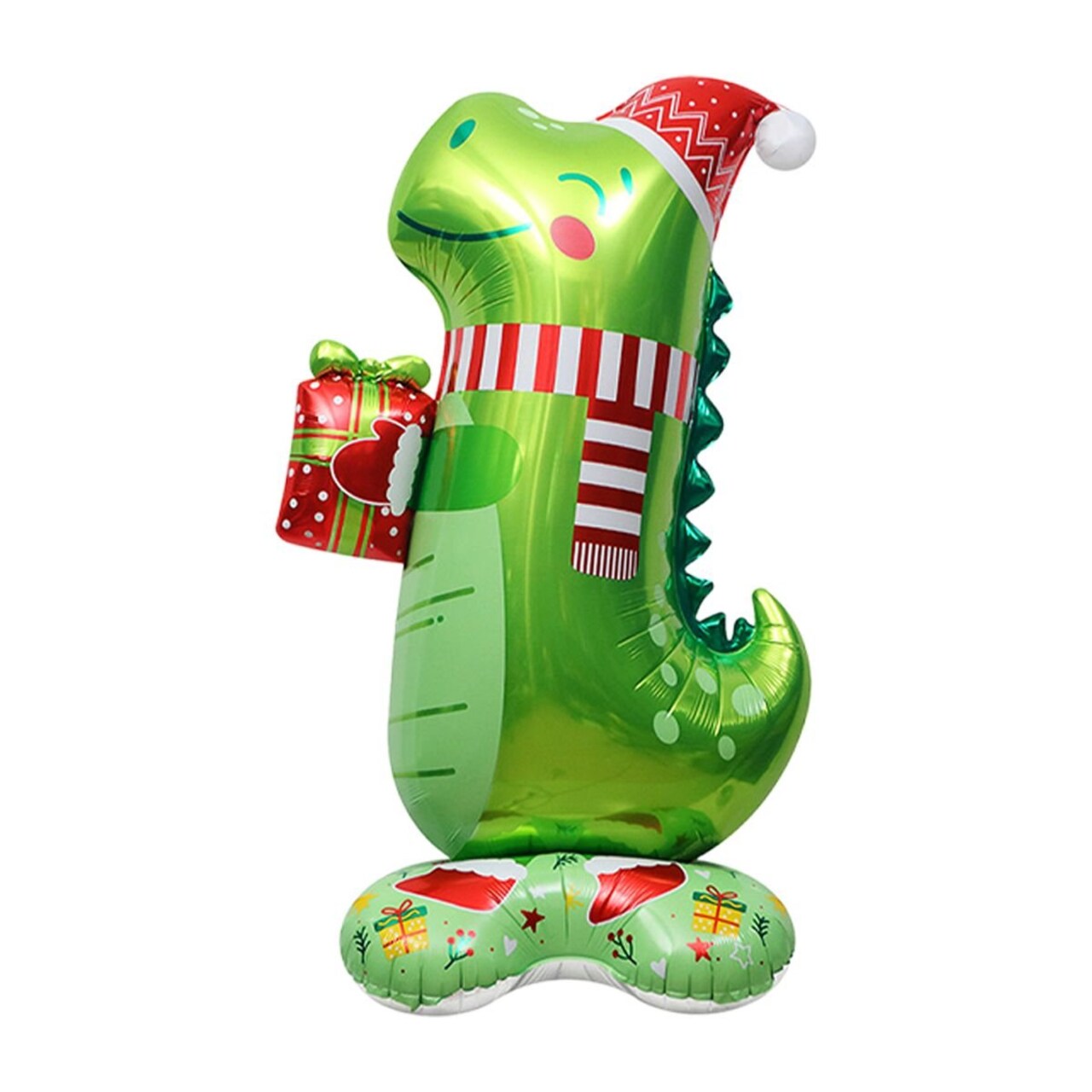 Edge Collections - 49" x 34.25" - Multicolor - Large Christmas Themed Mylar Balloon - 1 Piece